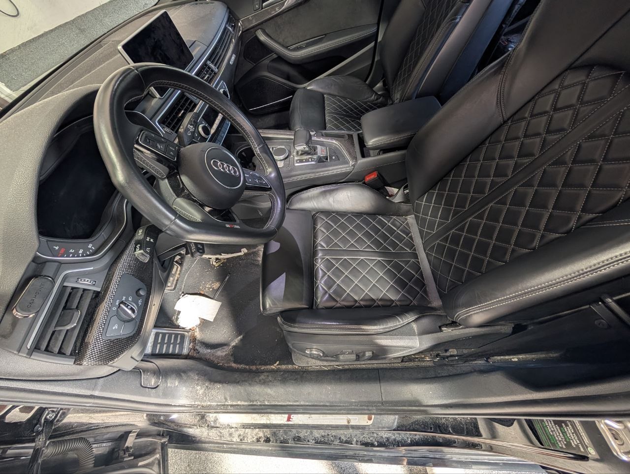 Car exterior before detailing — dirty