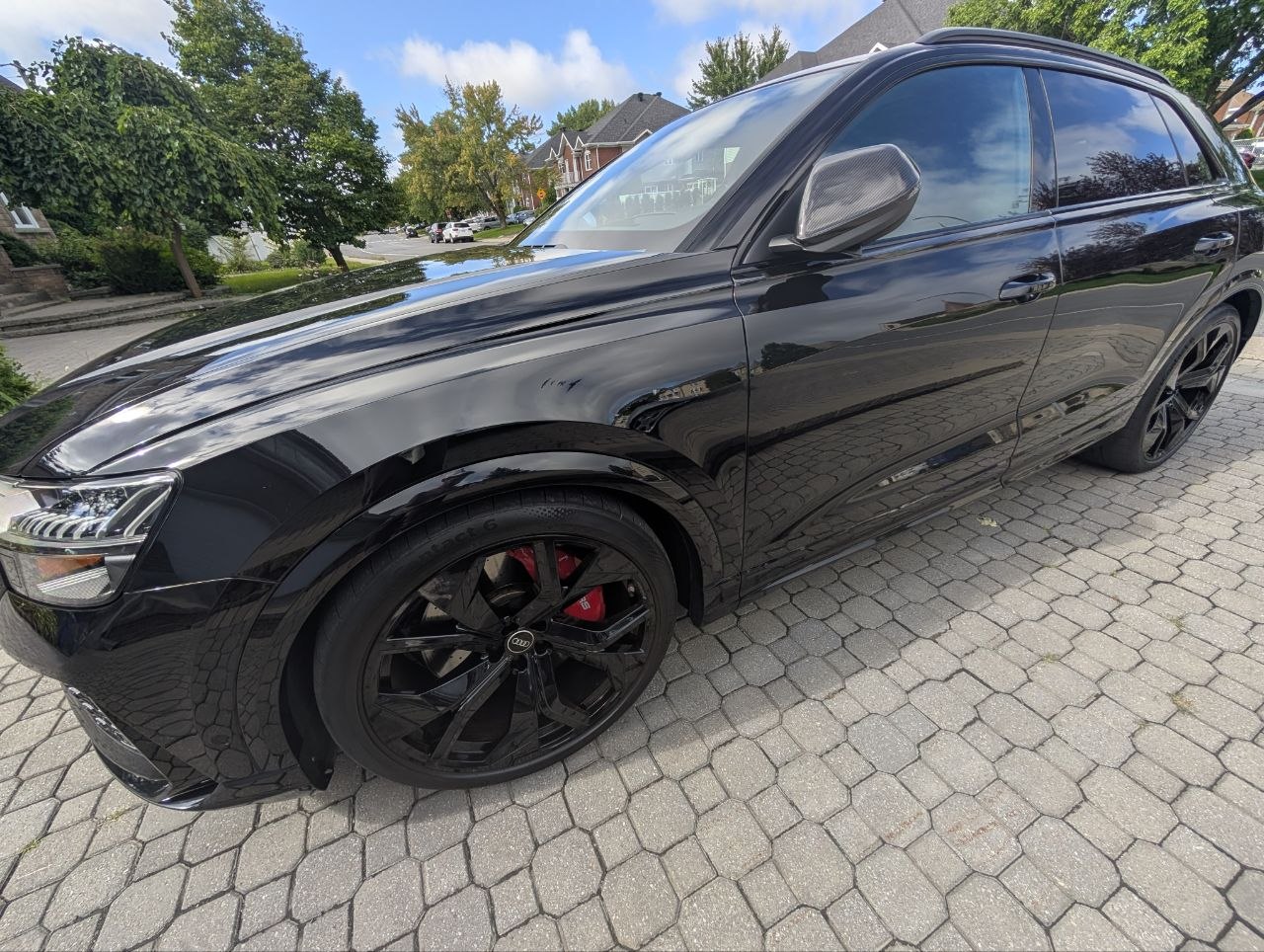Finished car detail — completed work