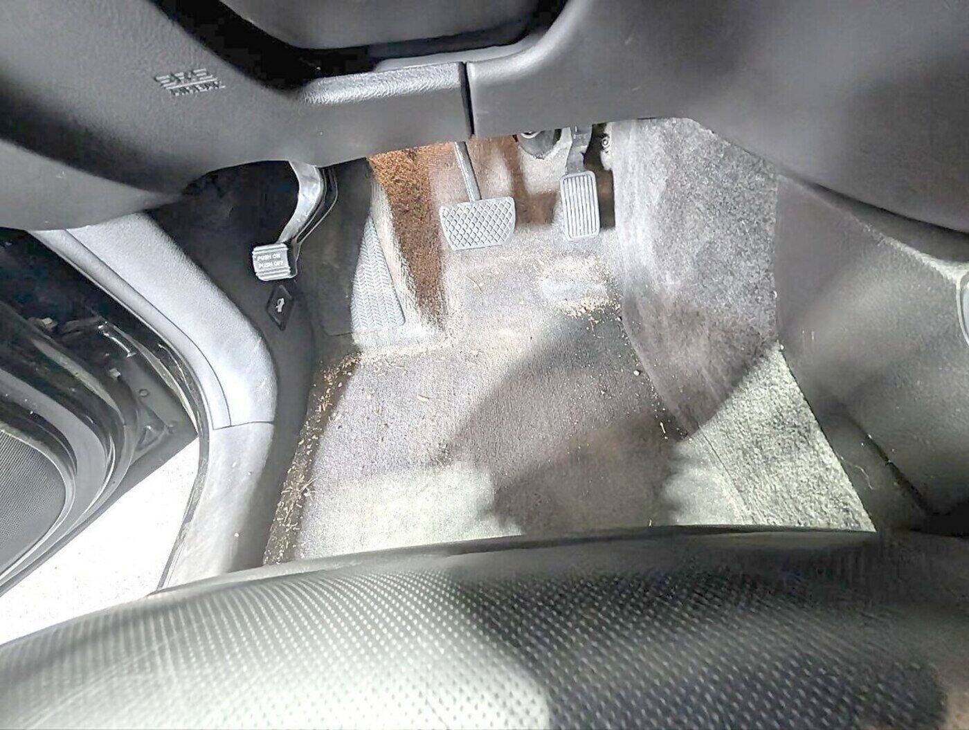 Mercedes C-Class before detail — dirty interior and exterior